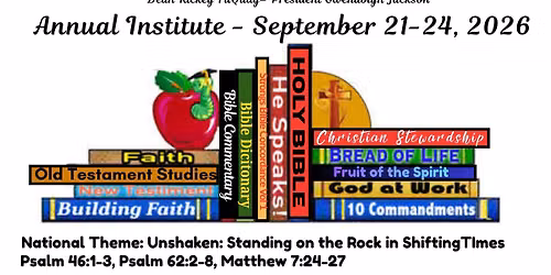 Annual Institute of the Greater Memphis SS & NBC Congress