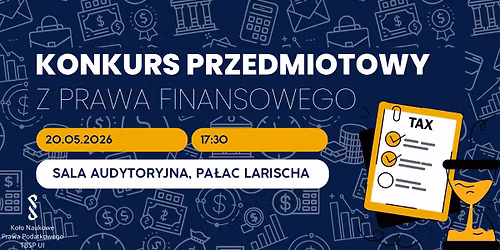 Konkurs Przedmiotowy z Prawa Finansowego