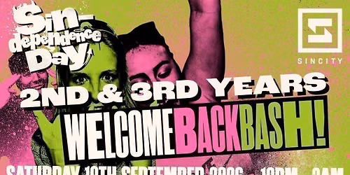Welcome Back Bash - 2nd &amp; 3rd Years
