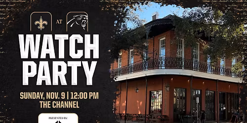 Saints at Panthers Watch Party 