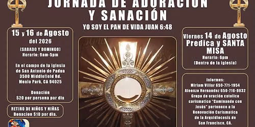 Jornada de adoraci\u00f3n y sanacion