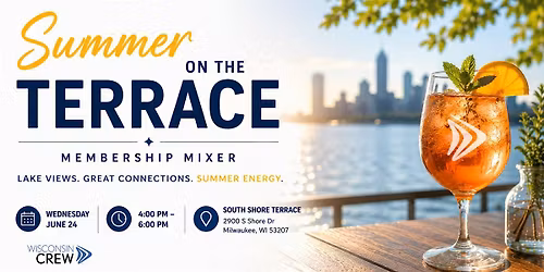 WCREW Summer on the Terrace: Membership Mixer