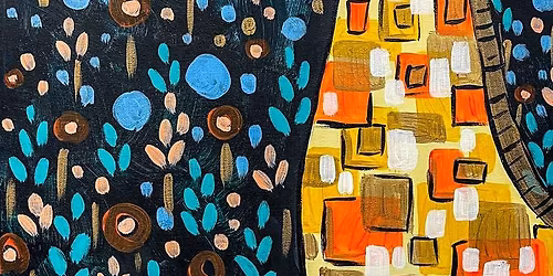 Paint and Sip: Klimt Style Giraffe