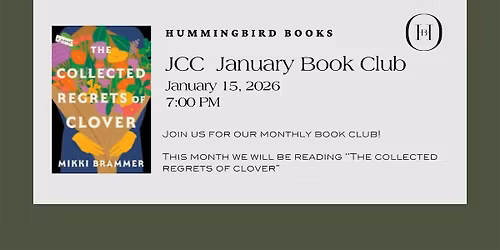 JCC Book Club - The Collected Regrets of Clover by Mikki Brammer