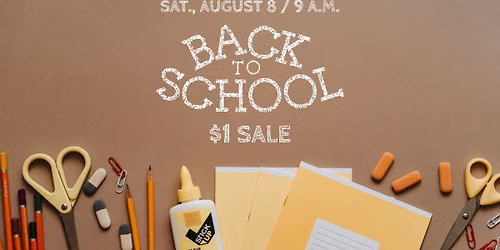 Back-to-School Dollar Sale