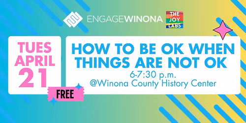 How To Be OK When Things Are Not Ok - Workshop