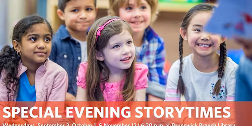 Evening Storytime (ages 0-5)