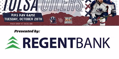 Tulsa Oilers Vs Kansas City Mavericks - Game 3 Kid's Day Game