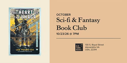 October Sci-Fi & Fantasy Book Club: The Heart of the Nhaga
