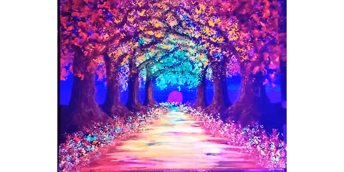 Autumn is Aglow Blacklight - Paint and Sip in Tyler | Classpop!\u2122