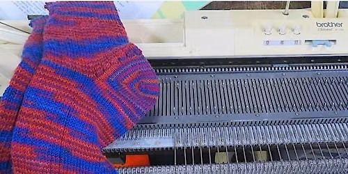 Machine Knit Sock Class, Hands-on