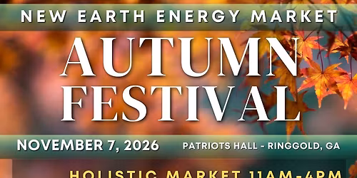 NEW EARTH ENERGY MARKET AUTUMN FESTIVAL