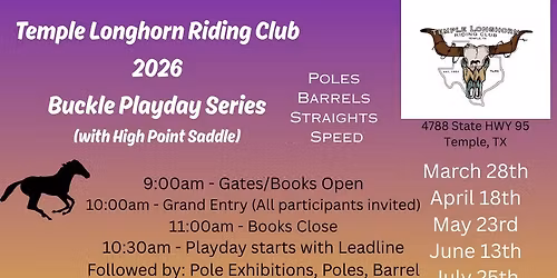 TLRC Buckle Playday Series #1