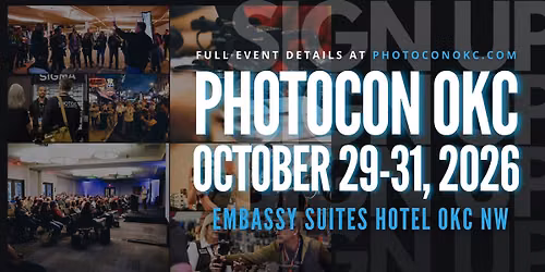 PhotoCon OKC 2026 | October 29-31, 2026