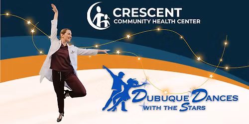 Dubuque Dances with the Stars! Dr. Heather Kruse dances for Crescent Community Health Center 