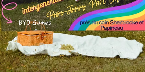 Queer Picnic Interg\u00e9n\u00e9rationnel\/intergenerational