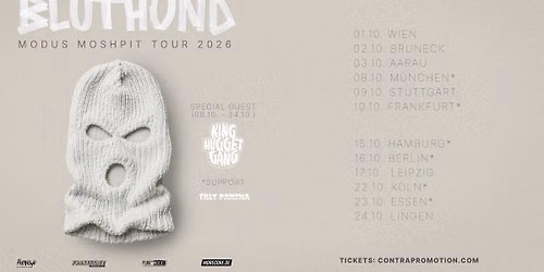 Bluthund - Modus Moshpit Tour 2026 | Hamburg
