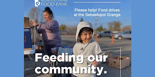 Community Food Drives at the Sebastopol Grange
