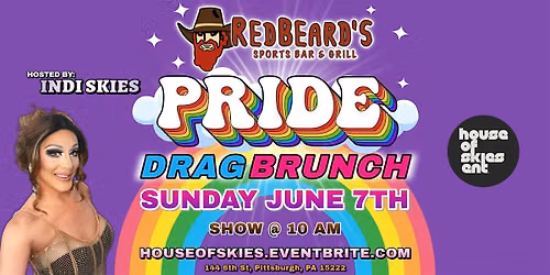 REDBEARD'S PRIDE BRUNCH - SUNDAY JUNE 7TH