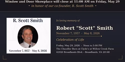Celebration of Life for Scott Smith