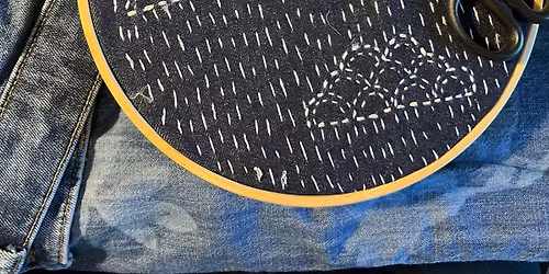 Sashiko-Inspired Visible Mending Hosted by Creative Coati