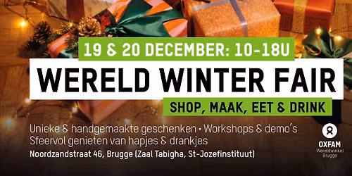 Wereld Winter Fair - shop, maak, eet & drink