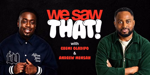 We Saw That - Glasgow