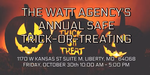 The Watt Agency's Annual Safe Halloween