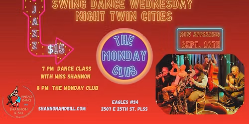 The Monday Club at Swing Dance Wednesday Night 9\/16