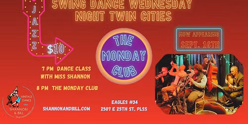 The Monday Club at Swing Dance Wednesday Night 9\/16