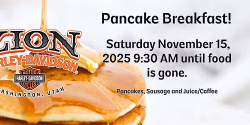 ZionHD November Pancake Breakfast - 9:30am