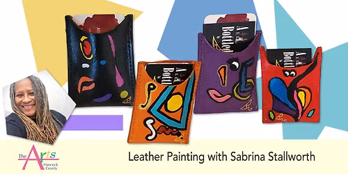 Leather Painting Workshop with Sabrina Stallworth
