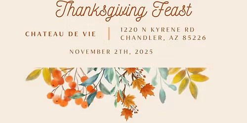 THANKSGIVING FEAST FOR CHILDREN IN FOSTER CARE