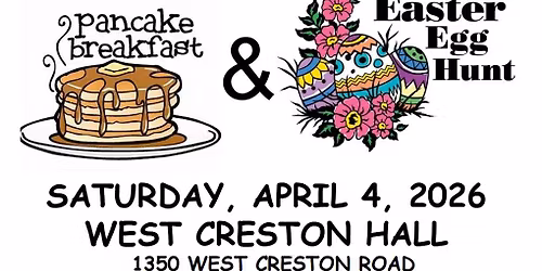 PANCAKE BREAKFAST & EASTER EGG HUNT