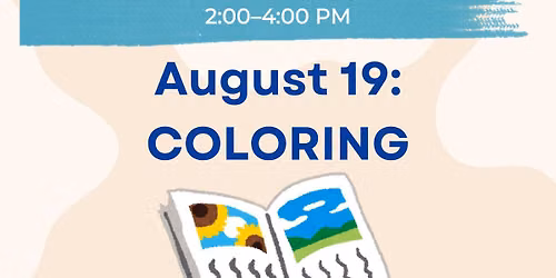 Crafternoon: Coloring