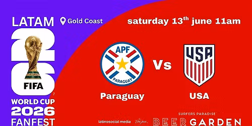 Paraguay Vs USA FIFA World Cup 2026 Fanfest