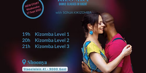 Kizomba in Shoonya (Gent) with Sonja KikiZomba - Sept 2025