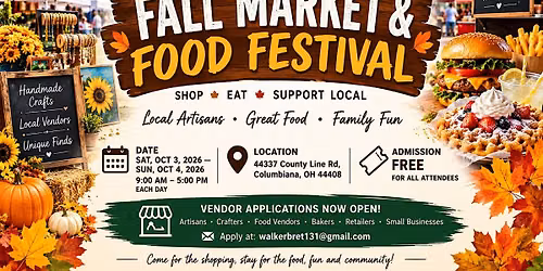 Columbiana Fall Market & Food Festival
