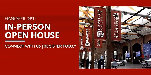 Hanover DPT In-Person Open House and Lab Immersion Experience