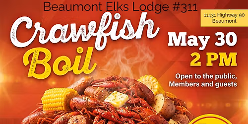 Crawfish Boil - Beaumont Elks Lodge