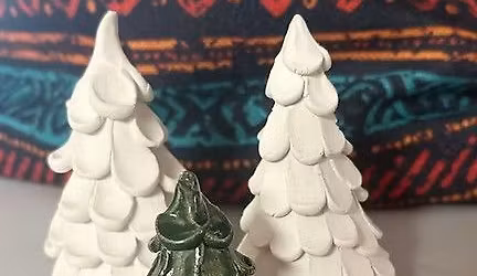 Pottery Trees Set of 3