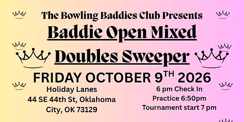 Baddie Open Mixed Doubles Sweeper