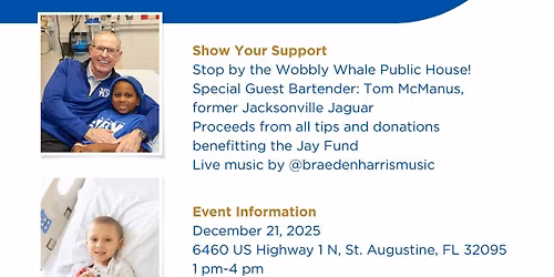 Giving Sunday Benefiting the Tom Coughlin Jay Fund