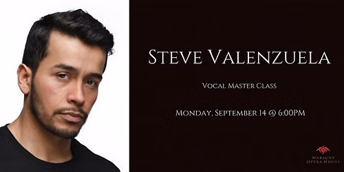 Vocal Master Class: Steve Valenzuela