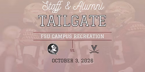 2026 Staff & Alumni Tailgate
