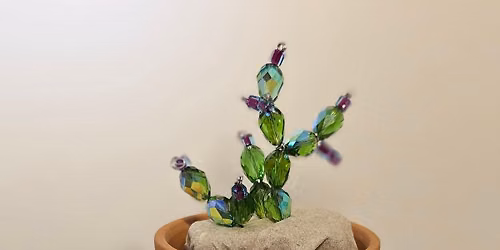 Beaded Cactus Plant - Giovedi Perline Gruppa Class