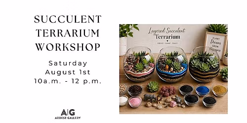 Succulent Terrarium Workshop