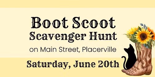 Boot Scoot - Scavenger Hunt