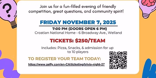 2nd Annual Trivia Night