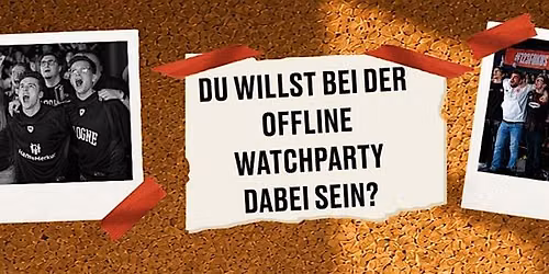 THE POKAL WATCHPARTY